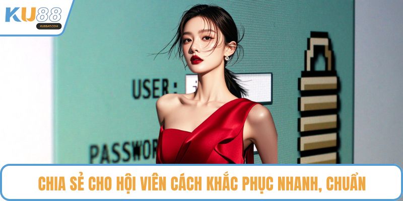 Chia sẻ cho hội viên cách khắc phục nhanh, chuẩn